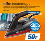 Dampfbügeleisen SI 5057 RD FreeStyle 5 im Angebot bei expert in Bad Salzuflen Dampfbügeleisen SI 5057 RD FreeStyle 5 Angebote von Braun bei expert Bad Salzuflen für 50,00 €