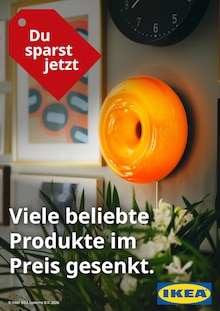 IKEA Prospekt Viele beliebte Produkte im Preis gesenkt. mit 1 Seite