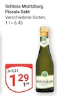 Piccolo im Angebot bei GLOBUS in Leipzig Piccolo Angebote von Schloss Moritzburg bei GLOBUS Leipzig für 1,29 €