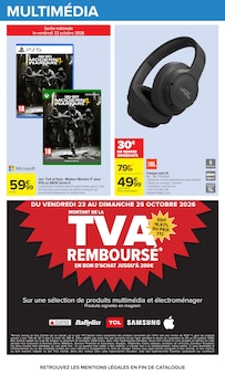 Promotion Ordinateur dans le prospectus Carrefour, valable du 20/10/2026 au 02/11/2026 Promo Ordinateur dans le catalogue Carrefour du moment à la page 70
