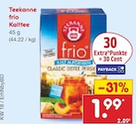 frio Kalttee im Netto Marken-Discount Prospekt frio Kalttee von Teekanne im aktuellen Netto Marken-Discount Prospekt für 1,99 €