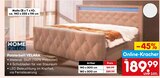 Polsterbett VELARA Angebote von HOME DELUXE bei Netto Marken-Discount Cuxhaven für 189,99 €