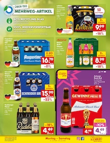 Radeberger im Netto Marken-Discount Prospekt "Aktuelle Angebote" mit 68 Seiten (Regensburg)