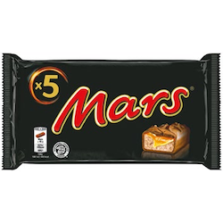 Mars, Snickers oder Twix 5er-Pack Riegel