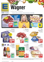 EDEKA Prospekt "Wir lieben Lebensmittel!", 38 Seiten, 17.08.2026 - 17.08.2026 Aktueller EDEKA Prospekt, "Wir lieben Lebensmittel!", mit Angeboten der Woche, gültig von 17.08.2026 bis 17.08.2026