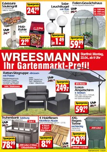 Sonnenschirm im Wreesmann Prospekt "Aktuelle Angebote" mit 32 Seiten (Dresden)