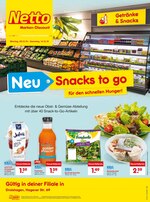 Netto Marken-Discount Prospekt "Snacks to go für den schnellen Hunger!", 2 Seiten, für Reichshof, 09.12.2019 - 14.12.2019 Netto Marken-Discount Prospekt "Snacks to go für den schnellen Hunger!", 2 Seiten, für Reichshof, 09.12.2019 - 14.12.2019