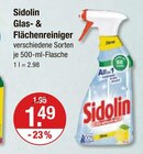 Glas- & Flächenreiniger von Sidolin im aktuellen V-Markt Prospekt für 1,49 €