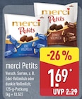 Petits Edel-Vollmilch Angebote von merci bei ALDI Nord Oldenburg für 1,69 €