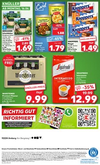 Warsteiner im aktuellen Kaufland Prospekt (Amberg) Warsteiner im Kaufland Prospekt "Aktuelle Angebote" mit 54 Seiten (Amberg)