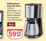 Kaffeeautomat Enjoy Top Therm im Angebot bei GLOBUS in Zwickau Kaffeeautomat Enjoy Top Therm Angebote von Melitta bei GLOBUS Zwickau für 59,99 €