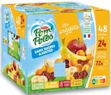 Gourdes compotes sans sucres ajoutés pomme, pomme mirabelle, pomme banane, pomme cerise - Pom'Potes dans le catalogue Intermarché