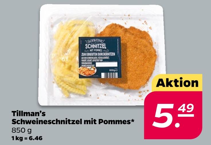 Schweineschnitzel mit Pommes