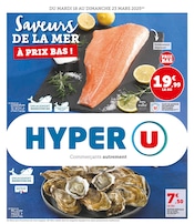 Prospectus Hyper U en cours, "Saveurs DE LA MER À PRIX BAS !", 4 pages