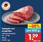 Tafelspitz vom Jungbullen im Angebot bei Netto Marken-Discount in Rostock Tafelspitz vom Jungbullen Angebote bei Netto Marken-Discount Rostock für 1,29 €