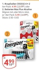 Knopfzellen CR2032 4 + 2 im Angebot bei GLOBUS in Erfurt Knopfzellen CR2032 4 + 2 Angebote von Energizer bei GLOBUS Erfurt für 4,99 €