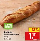 Rustikales Steinofenbaguette im Angebot bei Netto Marken-Discount in Frankenthal Rustikales Steinofenbaguette Angebote von BACK STUBE bei Netto Marken-Discount Frankenthal für 1,11 €