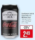 Gentleman Jack & Coca-Cola im Angebot bei Marktkauf in Esslingen Gentleman Jack & Coca-Cola Angebote von Jack Daniel's bei Marktkauf Esslingen für 2,49 €