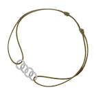 Bracelet en acier et cordon kaki - E.Leclerc Bracelet en acier et cordon kaki à 20,00 € dans le catalogue E.Leclerc