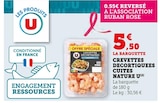 Crevettes Décortiquées Cuites Nature - U en promo chez U Express Colombes à 5,50 €