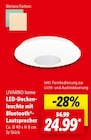 LED-Deckenleuchte mit Bluetooth-Lautsprecher Angebote von LIVARNO home bei Lidl Wuppertal für 24,99 €