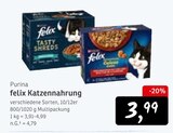 Aktuelles felix Katzennahrung Tasty Shreds Angebot bei Konsum in Dresden ab 3,99 €