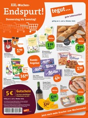 Aktueller tegut Supermarkt Prospekt in Nordhausen und Umgebung, "tegut… gute Lebensmittel" mit 31 Seiten, 29.09.2025 - 04.10.2025