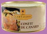 Confit de canard - JEAN LARNAUDIE en promo chez Intermarché Laval à 9,77 €