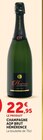 Champagne AOP Brut - HÉMÉRENCE en promo chez Super U Gap à 22,95 €