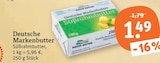 Aktuelles Deutsche Markenbutter Angebot bei tegut in Jena ab 1,49 €