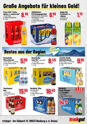 Aktueller Trinkgut Prospekt mit Cola, "Neuburgs größter Getränkemarkt!", Seite 4