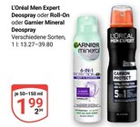 Deospray im Angebot bei GLOBUS in Krefeld Deospray Angebote von L’Oréal Men Expert bei GLOBUS Krefeld für 1,99 €