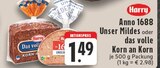 Anno 1688 Unser Mildes im Angebot bei E center in Wuppertal Anno 1688 Unser Mildes Angebote von Harry bei E center Wuppertal für 1,49 €