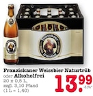 Weissbier Naturtrüb oder Alkoholfrei Angebote von Franziskaner bei E center Karlsruhe für 13,99 €