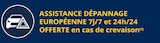 ASSISTANCE DÉPANNAGE EUROPÉENNE 7j/7 et 24h/24 OFFERTE en cas de crevaison à Vulco dans Tavaux-et-Pontséricourt