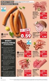 Bockwurst Angebot im aktuellen Kaufland Prospekt auf Seite 28