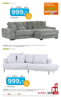 Sofa im aktuellen XXXLutz Möbelhäuser Prospekt (Karlsruhe) Sofa im XXXLutz Möbelhäuser Prospekt "Alt gegen Neu Tauschaktion" mit 24 Seiten (Karlsruhe)