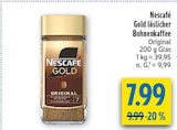 Aktuelles Gold löslicher Bohnenkaffee Angebot bei diska in Weiden (Oberpfalz) ab 7,99 €