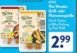 The Wonder Vegane Flammenspieße BBQ von MYVAY für 2,99 € bei ALDI SÜD im Angebot The Wonder Vegane Flammenspieße BBQ von MYVAY im aktuellen ALDI SÜD Prospekt