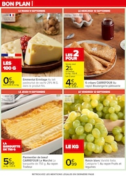 Prix et réduction Emmental dans le prospectus Carrefour en cours Offre Emmental dans le catalogue Carrefour du moment à la page 29