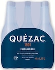 Eau Minérale Naturelle Gazeuse - QUEZAC en promo chez U Express Aulnay-sous-Bois à 0,89 €