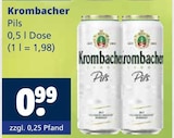 Aktuelle Krombacher Angebote bei Getränkewelt in Meerbusch Aktuelles Pils Angebot bei Getränkewelt in Meerbusch ab 0,99 €
