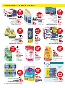 Promotion Pampers dans le prospectus Super U, valable du 31/01/2023 au 12/02/2023 Promo Pampers dans le catalogue Super U du moment à la page 12