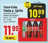 Coca-Cola, Fanta o. Sprite bei Trinkgut im Sassenberg Prospekt für 10,99 €