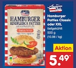 Hamburger Patties Classic oder XXL bei Netto Marken-Discount im Wildenhain Prospekt für 5,49 €
