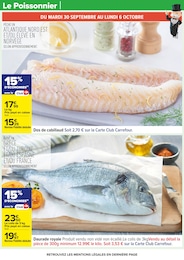 Offre Cabillaud dans le catalogue Carrefour du moment à la page 25