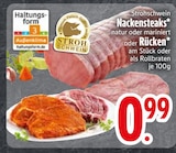 Nackensteaks natur im Angebot bei EDEKA in Straubing Nackensteaks natur Angebote von STROH SCHWEIN bei EDEKA Straubing für 0,99 €