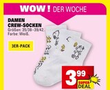 Damen Crew-Socken Angebote bei Marktkauf Freiburg für 3,99 €