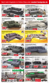 Couch im Die Möbelfundgrube Prospekt "Schneller und günstiger einrichten!" mit 11 Seiten (Trier)