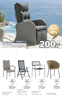 Gartenstühle im JYSK Prospekt "OUTDOOR LIVING - SPARE BIS ZU 50%" mit 25 Seiten (Krefeld)